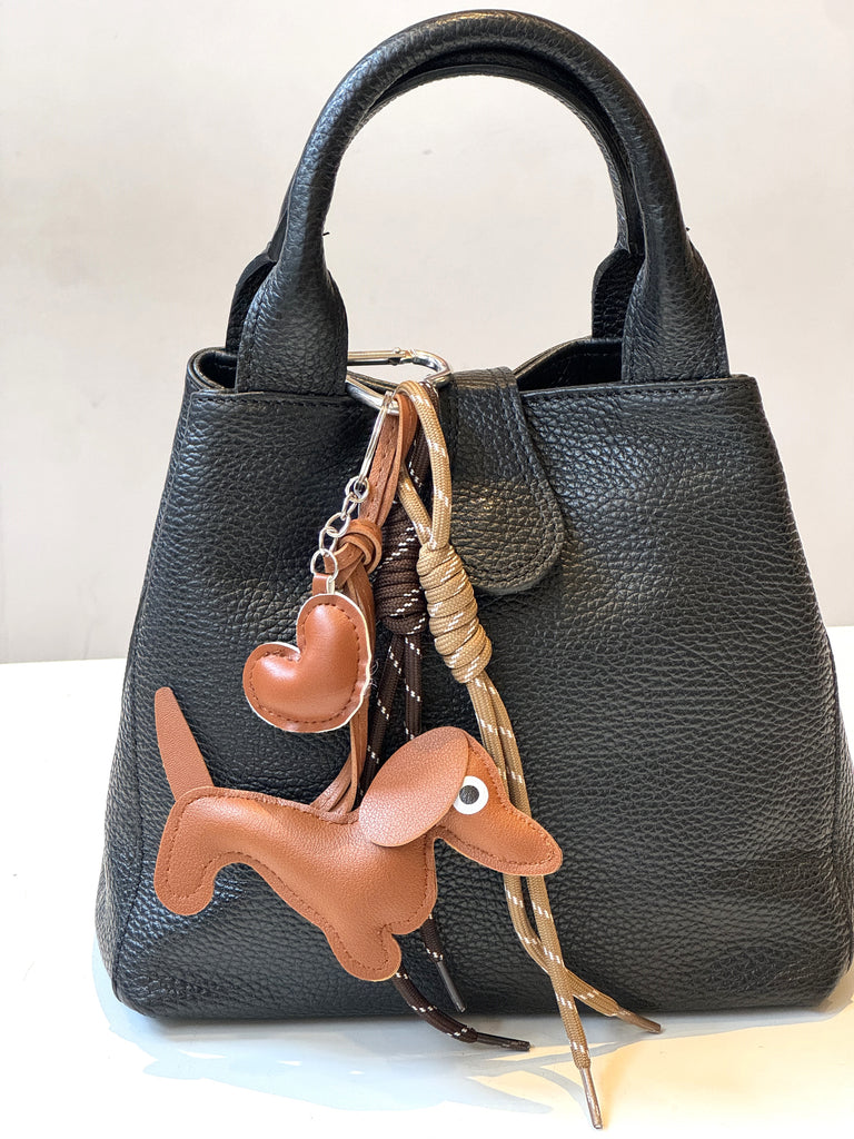 tas (sleutel) hanger hondje 